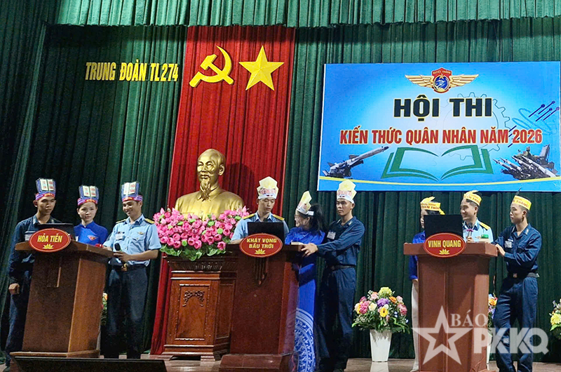 Trung đo&agrave;n 274 tổ chức Hội thi &ldquo;Kiến thức qu&acirc;n nh&acirc;n&rdquo;