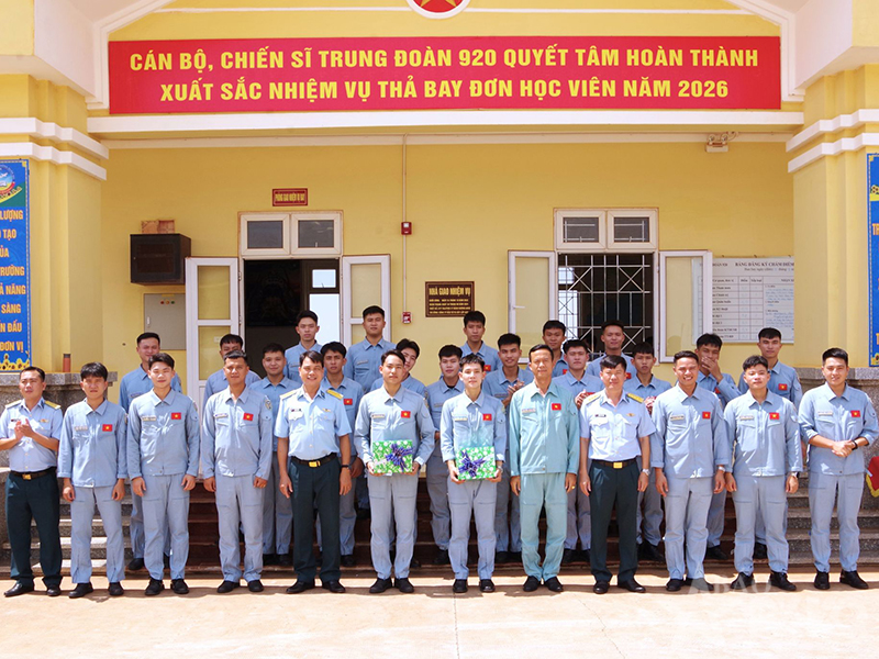 Trung đo&agrave;n 920 tổ chức th&agrave;nh c&ocirc;ng ban bay thực h&agrave;nh tốt nghiệp năm 2026