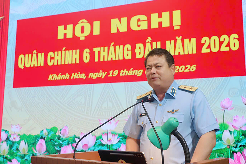 Trường Sĩ quan Kh&ocirc;ng qu&acirc;n tổ chức Hội nghị Qu&acirc;n ch&iacute;nh 6 th&aacute;ng đầu năm 2026