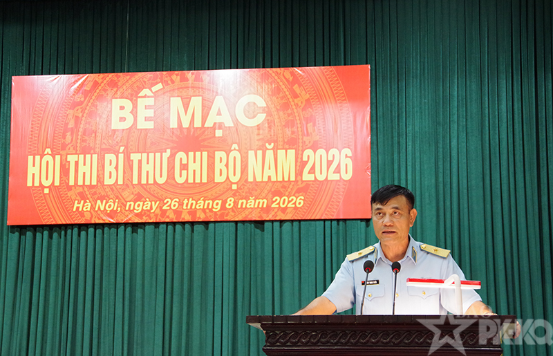 Đảng ủy Học viện Ph&ograve;ng kh&ocirc;ng - Kh&ocirc;ng qu&acirc;n tổ chức Hội thi B&iacute; thư chi bộ năm 2026