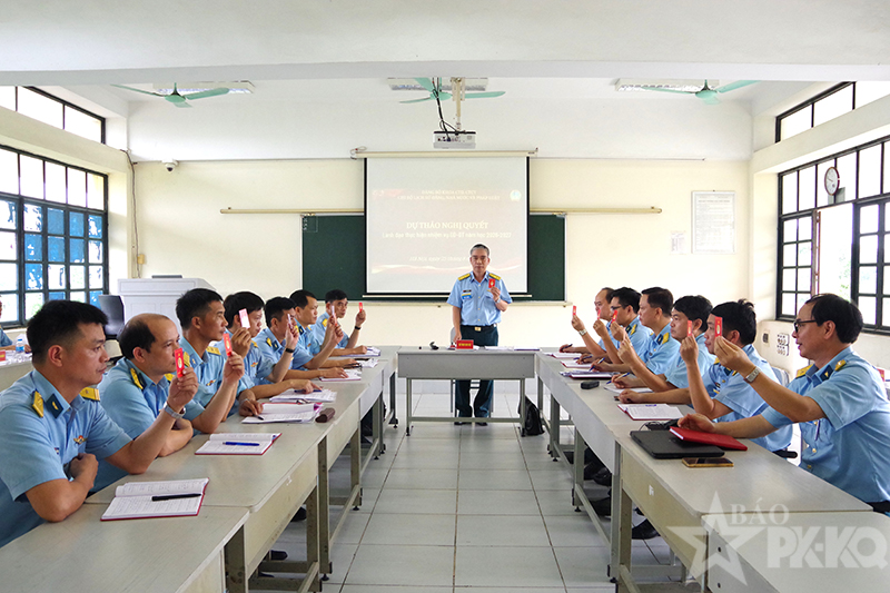 Đảng ủy Học viện Ph&ograve;ng kh&ocirc;ng - Kh&ocirc;ng qu&acirc;n tổ chức Hội thi B&iacute; thư chi bộ năm 2026