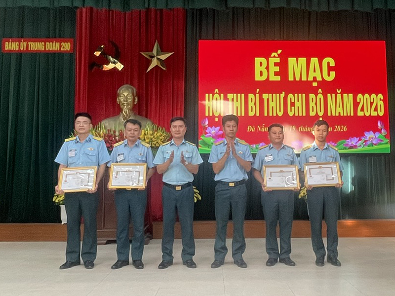 Đảng ủy Trung đo&agrave;n 290 tổ chức Hội thi B&iacute; thư chi bộ năm 2026