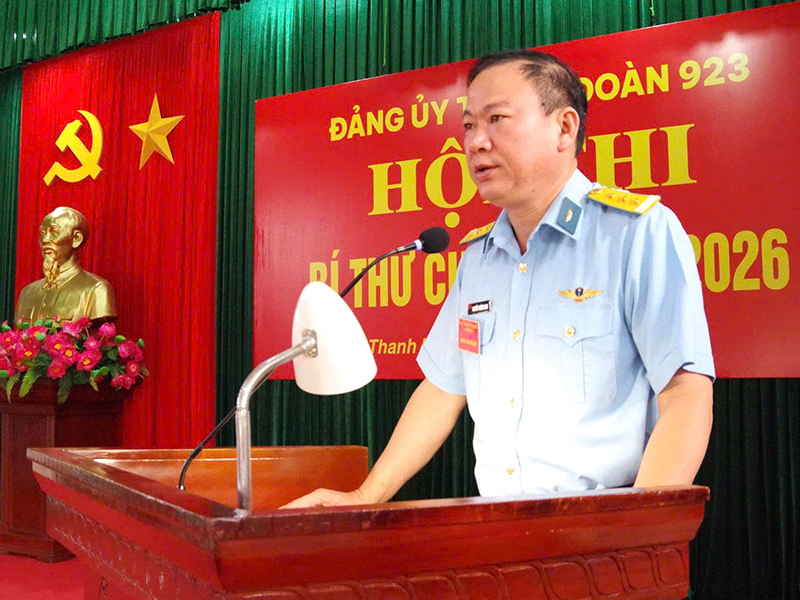 Đảng ủy Trung đo&agrave;n 923 tổ chức th&agrave;nh c&ocirc;ng Hội thi B&iacute; thư chi bộ năm 2026