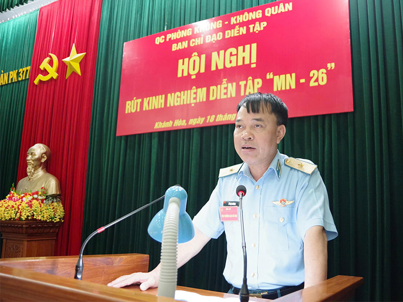 Qu&acirc;n chủng Ph&ograve;ng kh&ocirc;ng-Kh&ocirc;ng qu&acirc;n tổ chức th&agrave;nh c&ocirc;ng Diễn tập MN-26