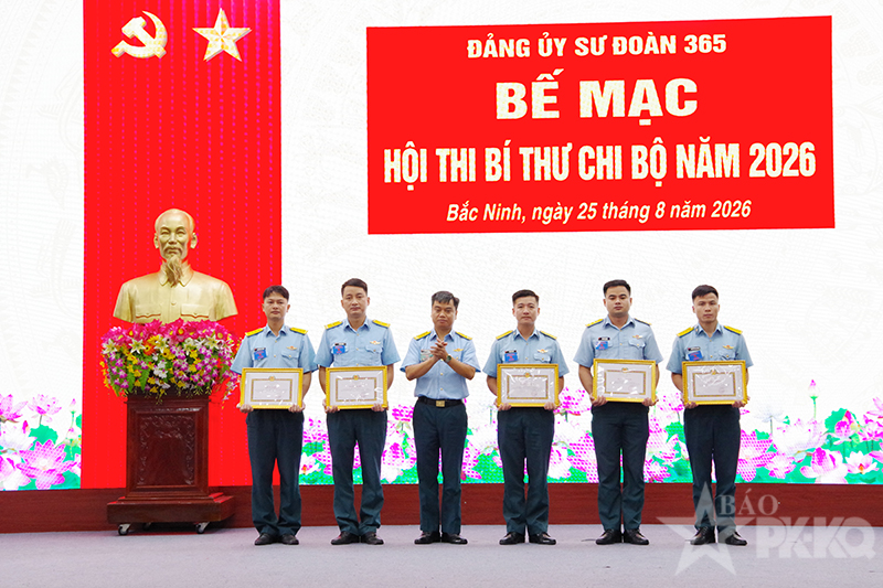 Hiệu ứng lan tỏa từ hội thi bí thư chi bộ năm 2026 ở Sư đoàn 365