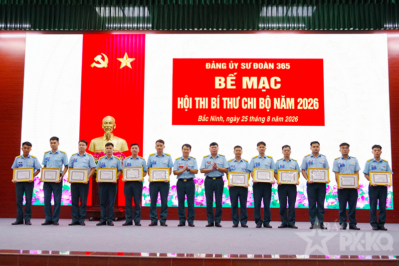Hiệu ứng lan tỏa từ hội thi bí thư chi bộ năm 2026 ở Sư đoàn 365