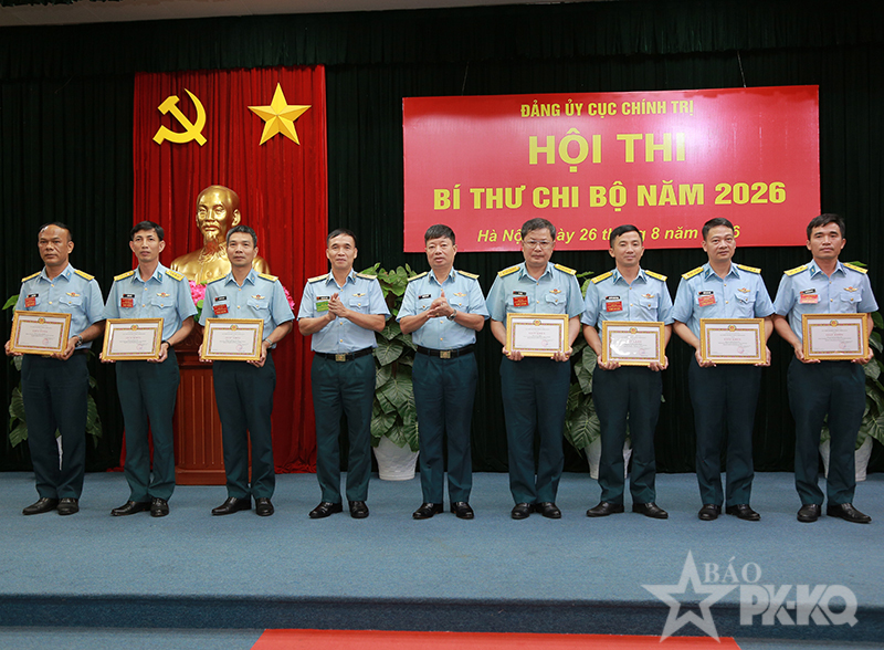 Đảng ủy Cục Chính trị Quân chủng Phòng không-Không quân tổ chức Hội thi Bí thư chi bộ năm 2026