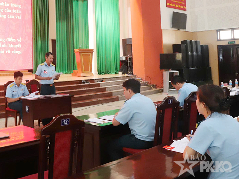 Trường Sĩ quan Không quân tổ chức Hội thi Bí thư chi bộ cấp Trường năm 2026