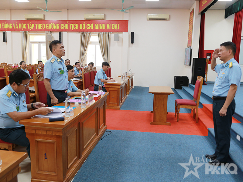 Đảng ủy Cục Ch&iacute;nh trị Qu&acirc;n chủng Ph&ograve;ng kh&ocirc;ng-Kh&ocirc;ng qu&acirc;n tổ chức Hội thi B&iacute; thư chi bộ năm 2026