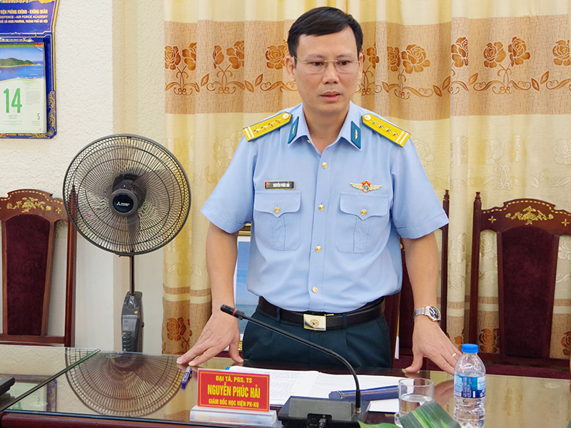 Học viện Ph&ograve;ng kh&ocirc;ng-Kh&ocirc;ng qu&acirc;n v&agrave; Học viện Hải qu&acirc;n trao đổi kinh nghiệm gi&aacute;o dục, đ&agrave;o tạo, nghi&ecirc;n cứu khoa học