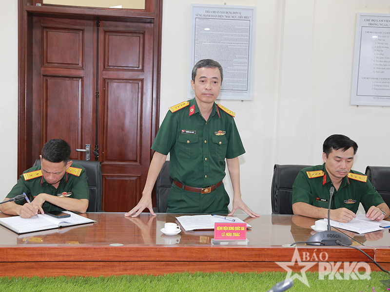 Viện Y học Ph&ograve;ng kh&ocirc;ng-Kh&ocirc;ng qu&acirc;n giao nhiệm vụ cho lực lượng c&ocirc;ng t&aacute;c tại Đặc khu Trường Sa