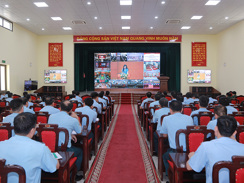 Qu&acirc;n chủng Ph&ograve;ng kh&ocirc;ng-Kh&ocirc;ng qu&acirc;n tham gia Hội nghị cập nhật, bồi dưỡng kiến thức cho c&aacute;n bộ, c&ocirc;ng chức Ng&agrave;nh Kiểm tra Đảng do Ủy ban Kiểm tra Trung ương tổ chức
