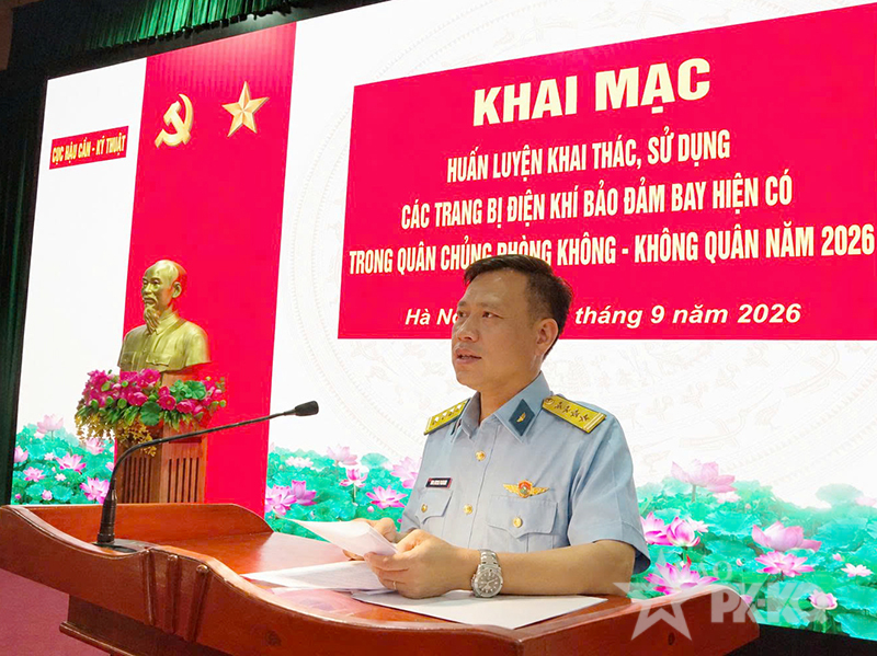 Cục Hậu cần - Kỹ thuật, Qu&acirc;n chủng PK-KQ huấn luyện khai th&aacute;c, sử dụng trang bị điện kh&iacute; bảo đảm bay