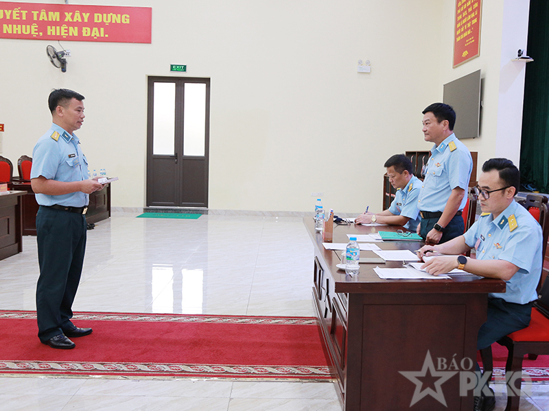 Đảng ủy Bộ Tham mưu Ph&ograve;ng kh&ocirc;ng-Kh&ocirc;ng qu&acirc;n tổ chức Hội thi B&iacute; thư chi bộ năm 2026