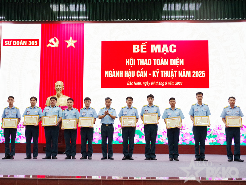 Sư đo&agrave;n 365 tổ chức Hội thao to&agrave;n diện Ng&agrave;nh Hậu cần - Kỹ thuật năm 2026
