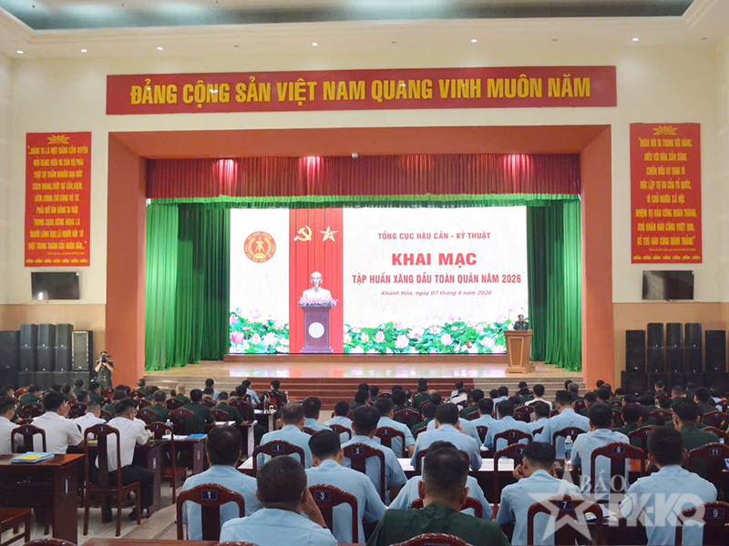 Tổng cục Hậu cần - Kỹ thuật khai mạc tập huấn xăng dầu to&agrave;n qu&acirc;n năm 2026