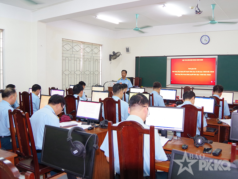 Trường Cao đẳng Kỹ thuật Ph&ograve;ng kh&ocirc;ng-Kh&ocirc;ng qu&acirc;n tổ chức Hội thi C&aacute;n bộ khoa năm 2026