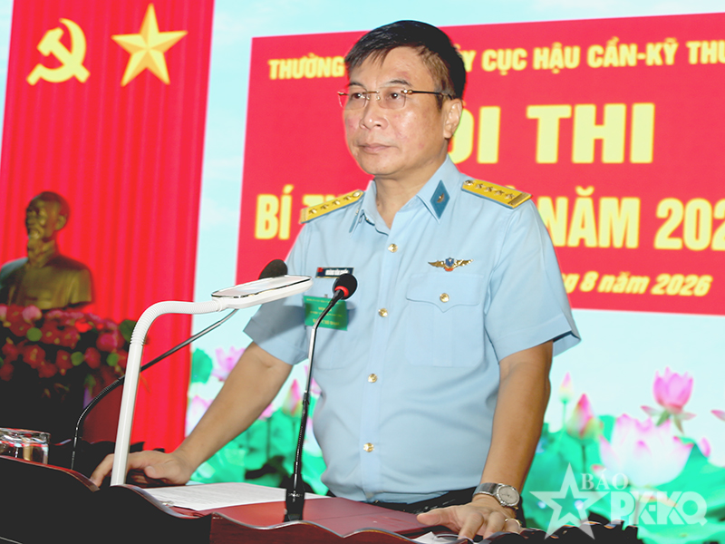 Bồi dưỡng n&acirc;ng cao tr&igrave;nh độ đội ngũ b&iacute; thư chi bộ ở Cục Hậu cần - Kỹ thuật  Qu&acirc;n chủng Ph&ograve;ng kh&ocirc;ng-Kh&ocirc;ng qu&acirc;n