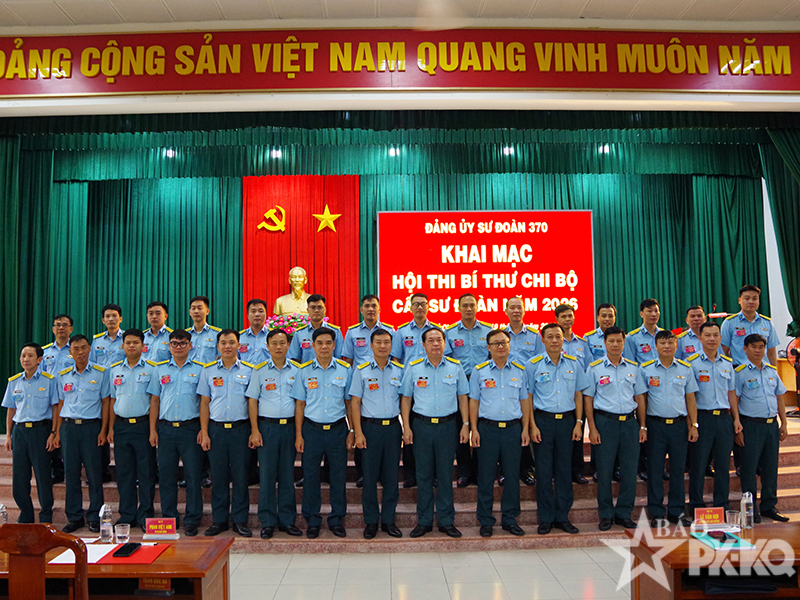 Đảng ủy Sư đo&agrave;n 370 tổ chức Hội thi B&iacute; thư chi bộ năm 2026
