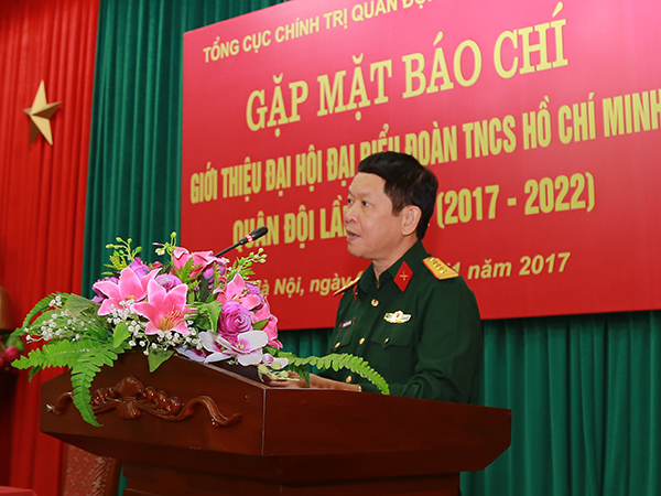Tổng cục Chính trị tổ chức họp báo giới thiệu Đại hội đại biểu Đoàn TNCS Hồ Chí Minh Quân đội lần thứ IX, giai đoạn (2017-2022)