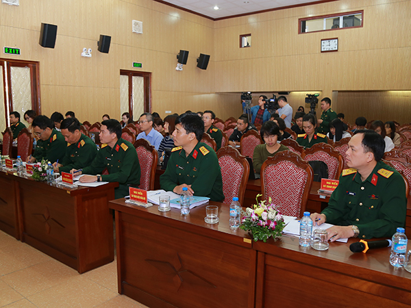 Tổng cục Chính trị tổ chức họp báo giới thiệu Đại hội đại biểu Đoàn TNCS Hồ Chí Minh Quân đội lần thứ IX, giai đoạn (2017-2022)