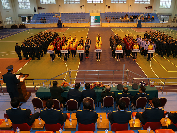 Quân chủng PK-KQ tổ chức giải Bóng rổ năm 2017