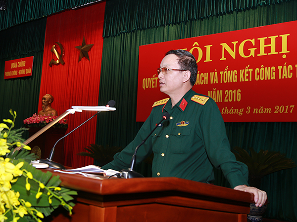 Quân chủng PK-KQ tổ chức Hội nghị quyết toán ngân sách và tổng kết công tác tài chính năm 2016