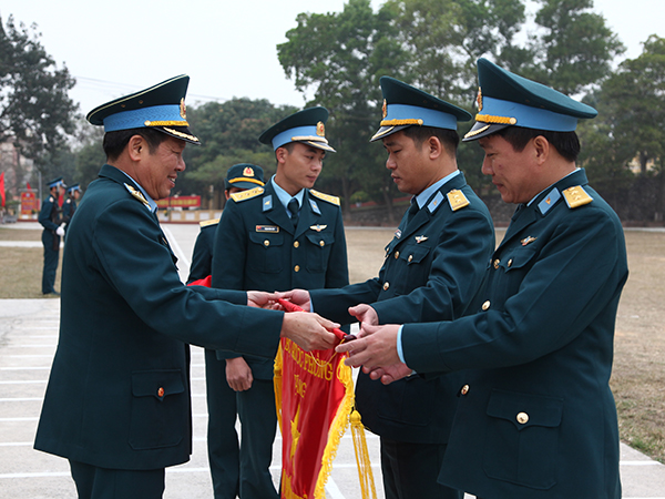 Các đơn vị trong Quân chủng PK-KQ tổ chức lễ ra quân huấn luyện năm 2017