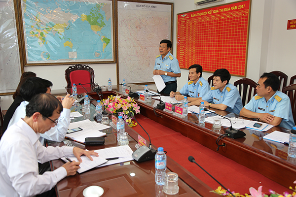 Hội nghị làm việc của Cục Chính Trị với Đoàn đại biểu huyện Định Hóa tỉnh Thái Nguyên