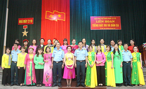 Hội Phụ nữ Nhà máy Z119 tổ chức Liên hoan 