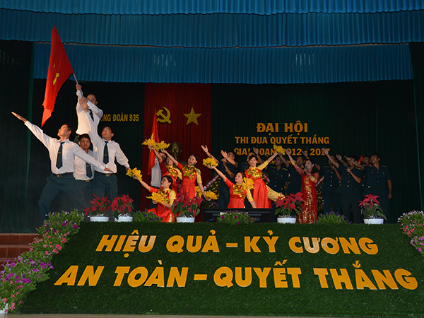 Trung đoàn 935 tổ chức Đại hội Thi đua Quyết thắng giai đoạn 2012-2017