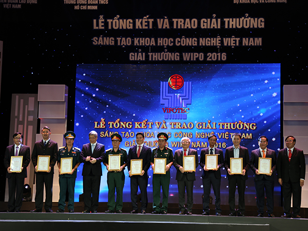 Tổng kết, trao Giải thưởng Sáng tạo KH-CN Việt Nam và Giải thưởng WIPO năm 2016