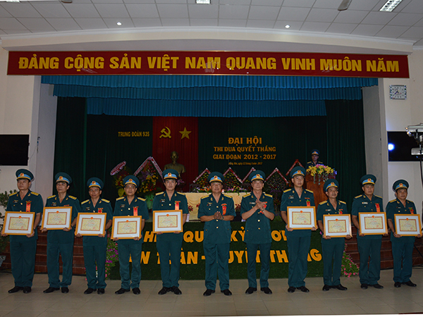 Trung đoàn 935 tổ chức Đại hội Thi đua Quyết thắng giai đoạn 2012-2017