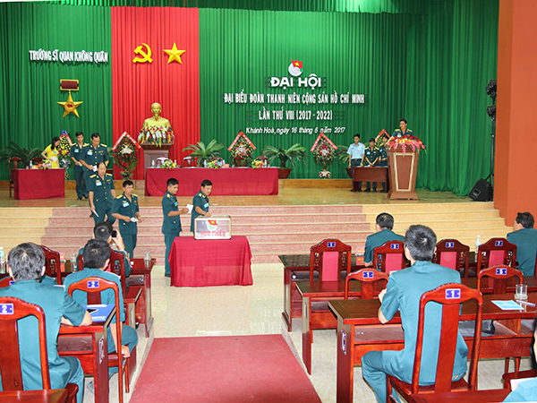 Sư đoàn 370 và Trường Sĩ quan Không quân tổ chức Đại hội đại biểu Đoàn TNCS Hồ Chí Minh