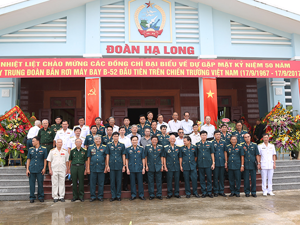 Trung đoàn 238 tổ chức gặp mặt kỷ niệm 50 năm ngày bắn rơi máy bay B-52 đầu tiên trên chiến trường Việt Nam