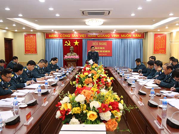 Quân chủng PK-KQ tổ chức Hội nghị tổng kết công tác thanh tra, tư pháp, pháp chế năm 2018