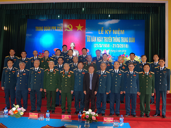 Trung đoàn 218 tổ chức Lễ kỷ niệm 60 năm ngày truyền thống