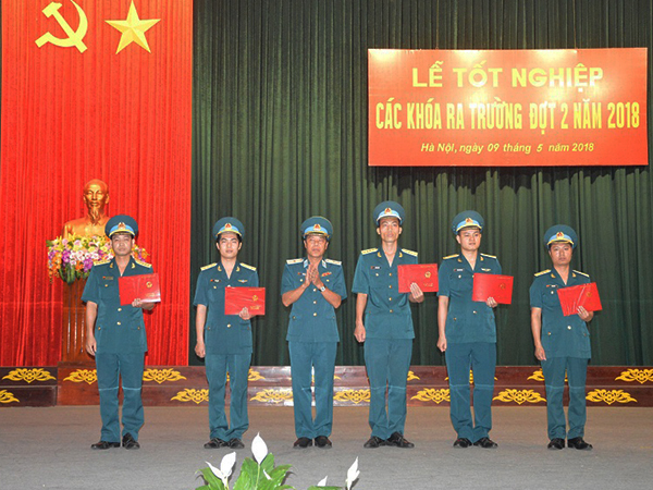 Học viện Phòng không - Không quân tổ chức Lễ tốt nghiệp các khóa ra trường đợt 2 năm 2018