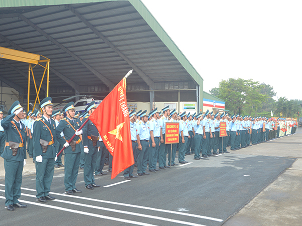 Quân chủng Phòng không - Không quân tổ chức Lễ mít tinh hưởng ứng tháng hành động về an toàn, vệ sinh lao động năm 2018