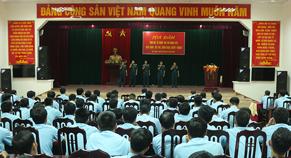 Các đơn vị trong Quân chủng PK-KQ tổ chức tọa đàm sĩ quan trẻ