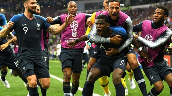 Thắng Croatia 4-2, đội tuyển Pháp vô địch World Cup 2018