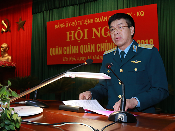 Đảng ủy, Bộ Tư lệnh Quân chủng Phòng không - Không quân tổ chức Hội nghị quân chính năm 2018