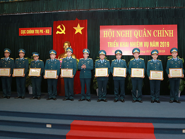 Cục Chính trị PK-KQ tổ chức Hội nghị quân chính triển khai nhiệm vụ năm 2019