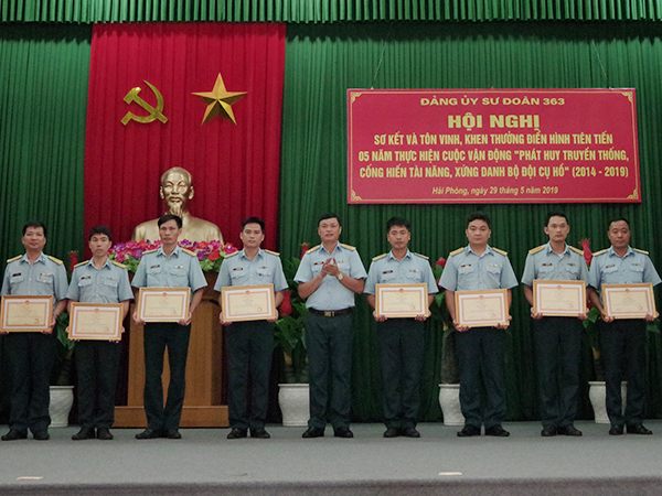 Sư đoàn 363 sơ kết 5 năm thực hiện Cuộc vận động “Phát huy truyền thống, cống hiến tài năng, xứng danh Bộ đội Cụ Hồ” (2014-2019)