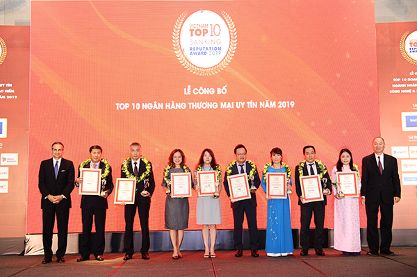 MB lọt Top 5 Ngân hàng thương mại Việt Nam uy tín năm 2019