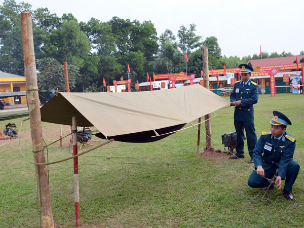 Trung đoàn 228 tổ chức Hội thao kíp chiến đấu phân đội Pháo phòng không