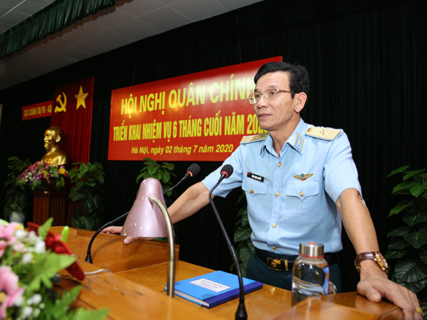 Cục Chính trị Phòng không-Không quân tổ chức Hội nghị quân chính triển khai nhiệm vụ 6 tháng cuối năm 2020
