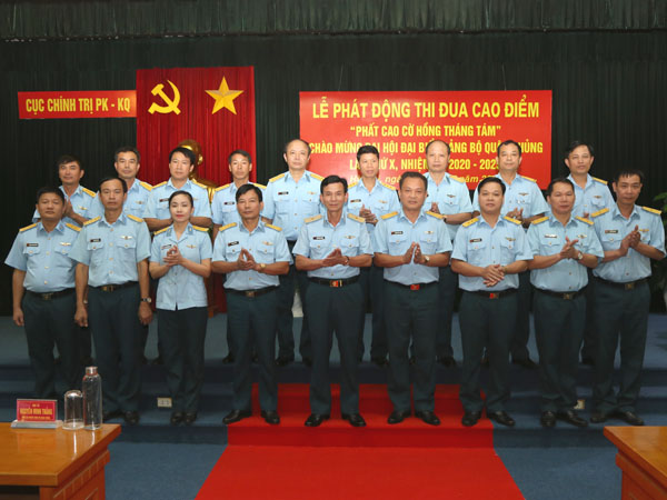 Cục Chính trị Phòng không - Không quân phát động đợt thi đua cao điểm chào mừng Đại hội đại biểu Đảng bộ Quân chủng lần thứ X