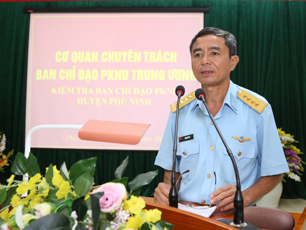 Cơ quan chuyên trách Ban Chỉ đạo Phòng không nhân dân Trung ương kiểm tra tại tỉnh Phú thọ