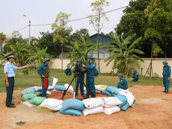Cơ quan chuyên trách Ban Chỉ đạo Phòng không nhân dân Trung ương kiểm tra tại tỉnh Phú thọ